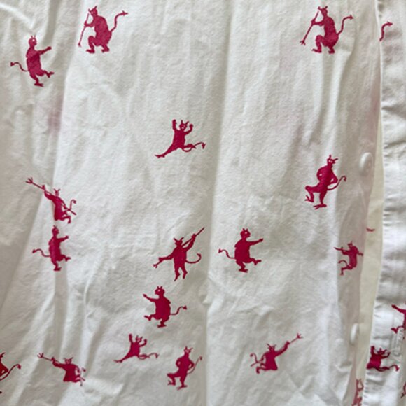 OBEY white patterned Casual Button-Up Shirt - Picture 2 of 3